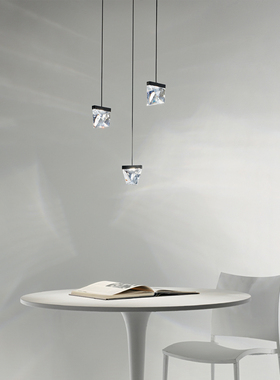 Fabbian 意大利进口 Tripla 卧室吊灯客厅创意个性玻璃现代