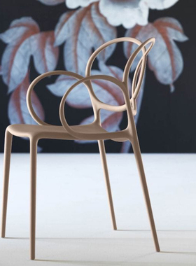 Driade 意大利进口 Sissi 创意扶手椅单椅靠背椅展厅酒店户外椅子