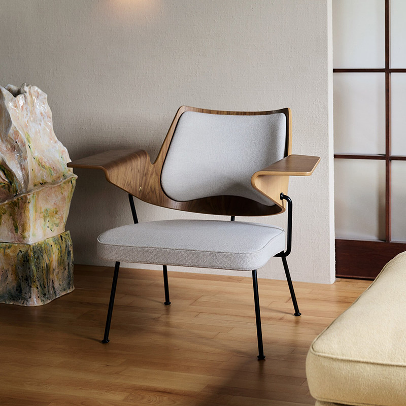 丹麦Tradition RFH 餐椅扶手椅休闲椅软包复古木质茶几桌子户外