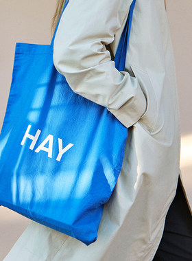 HAY丹麦购物袋字母大容量