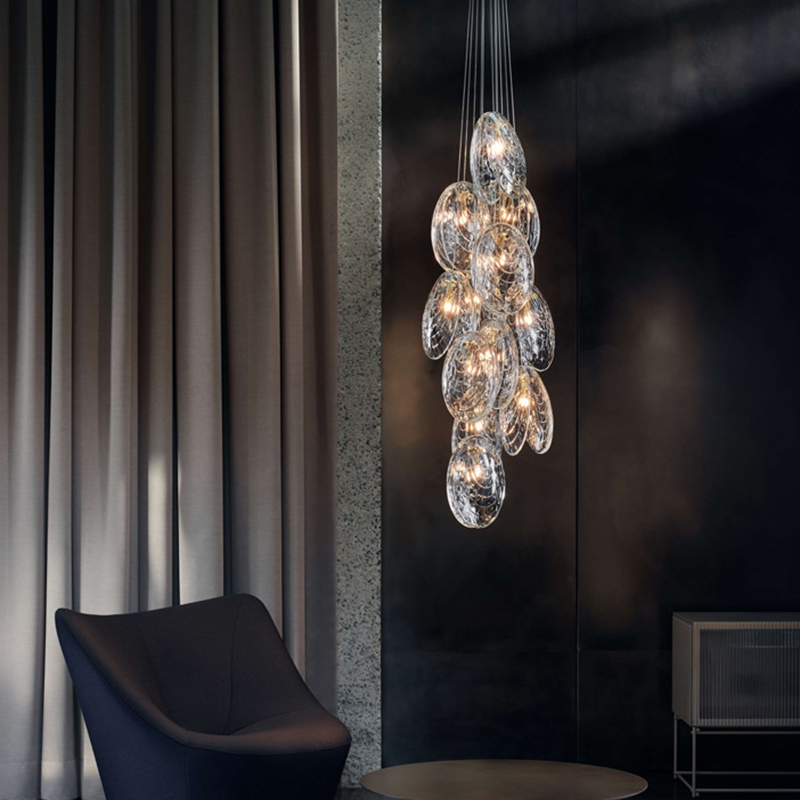 捷克进口Bomma Mussels现代简约轻奢别墅客厅餐厅艺术玻璃吊灯