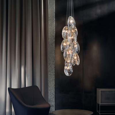 捷克进口Bomma Mussels现代简约轻奢别墅客厅餐厅艺术玻璃吊灯