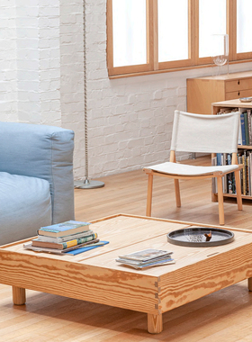 英国 Established sons Crate 禅意黄松系列多层置物架储物柜