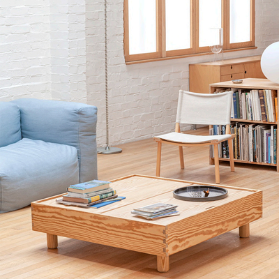 英国 Established sons Crate 禅意黄松系列多层置物架储物柜