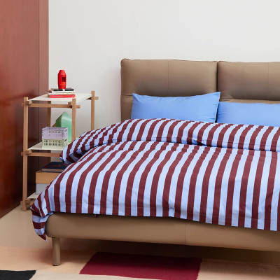 丹麦HAY Pandarine Bed 新款布艺钢架床北欧现代简约双人床单人床