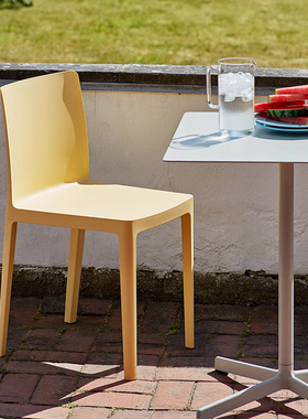 Hay 丹麦进口 Elementaire 极简餐椅户外塑料椅子北欧现代设计师