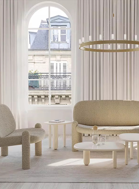 Driade 意大利进口 Tottori 极简双人沙发面料全软包