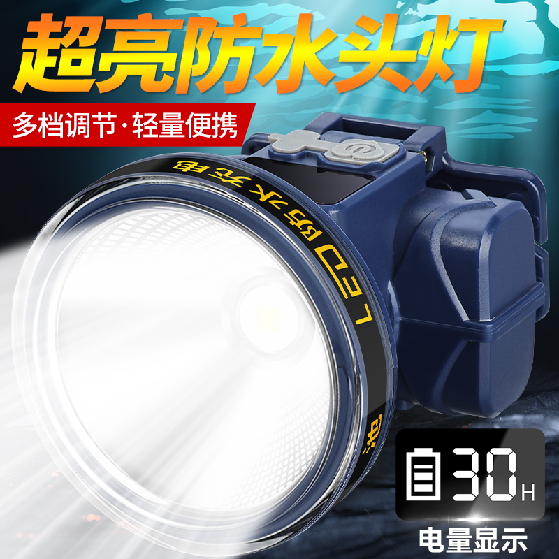 头灯超亮户外钓鱼强光vkv电筒