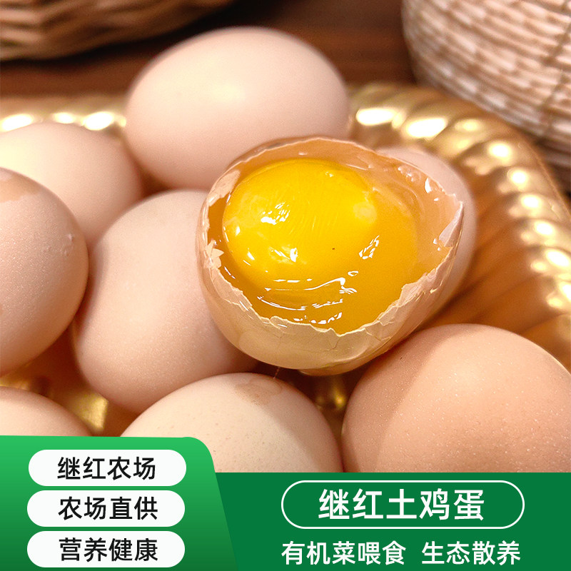 继红农场新鲜土鸡蛋江苏南京有机鸡蛋