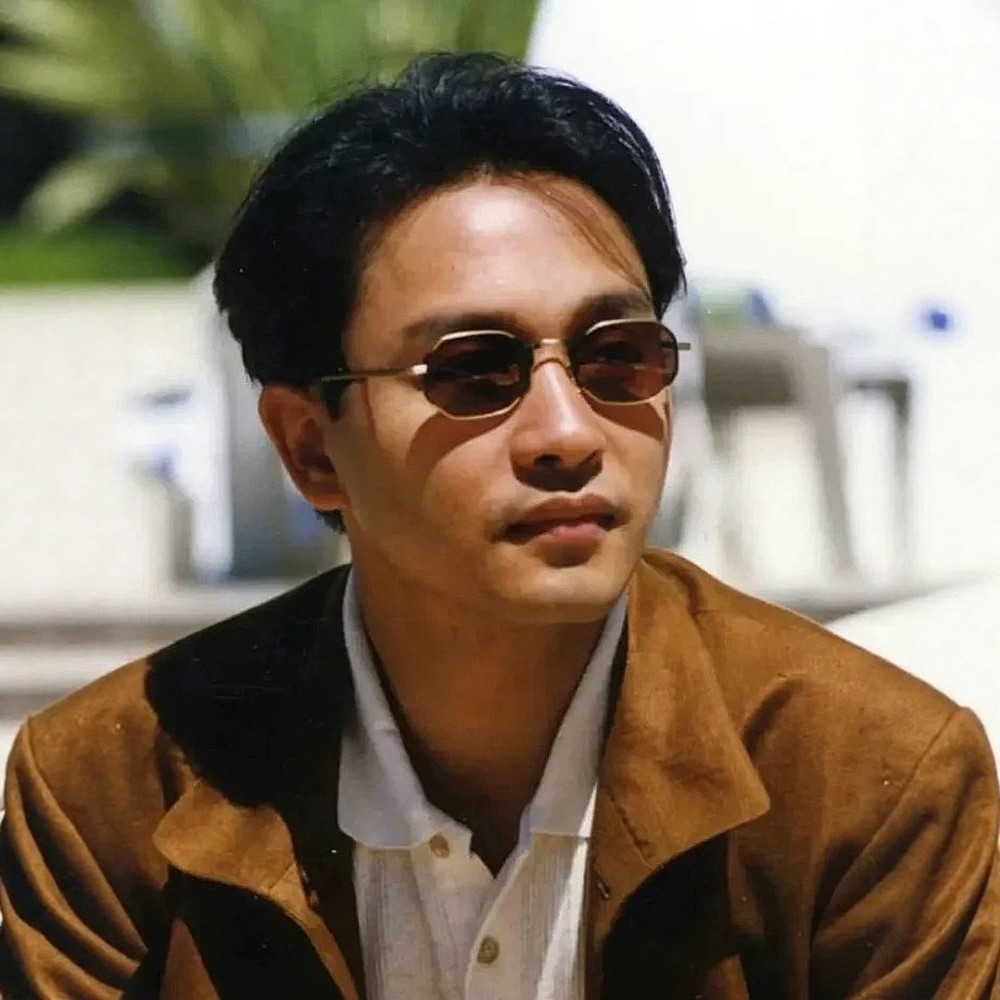 张国荣同款复古茶色墨镜男高级感太阳眼镜