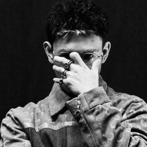 Gali蒋文涵同款金属眼镜男近视度数可配ins高级感帅哥说唱rapper