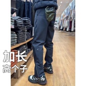 子防水风户外登山裤 高个子加长版 男秋冬修身 加绒工装 裤 子冲锋裤