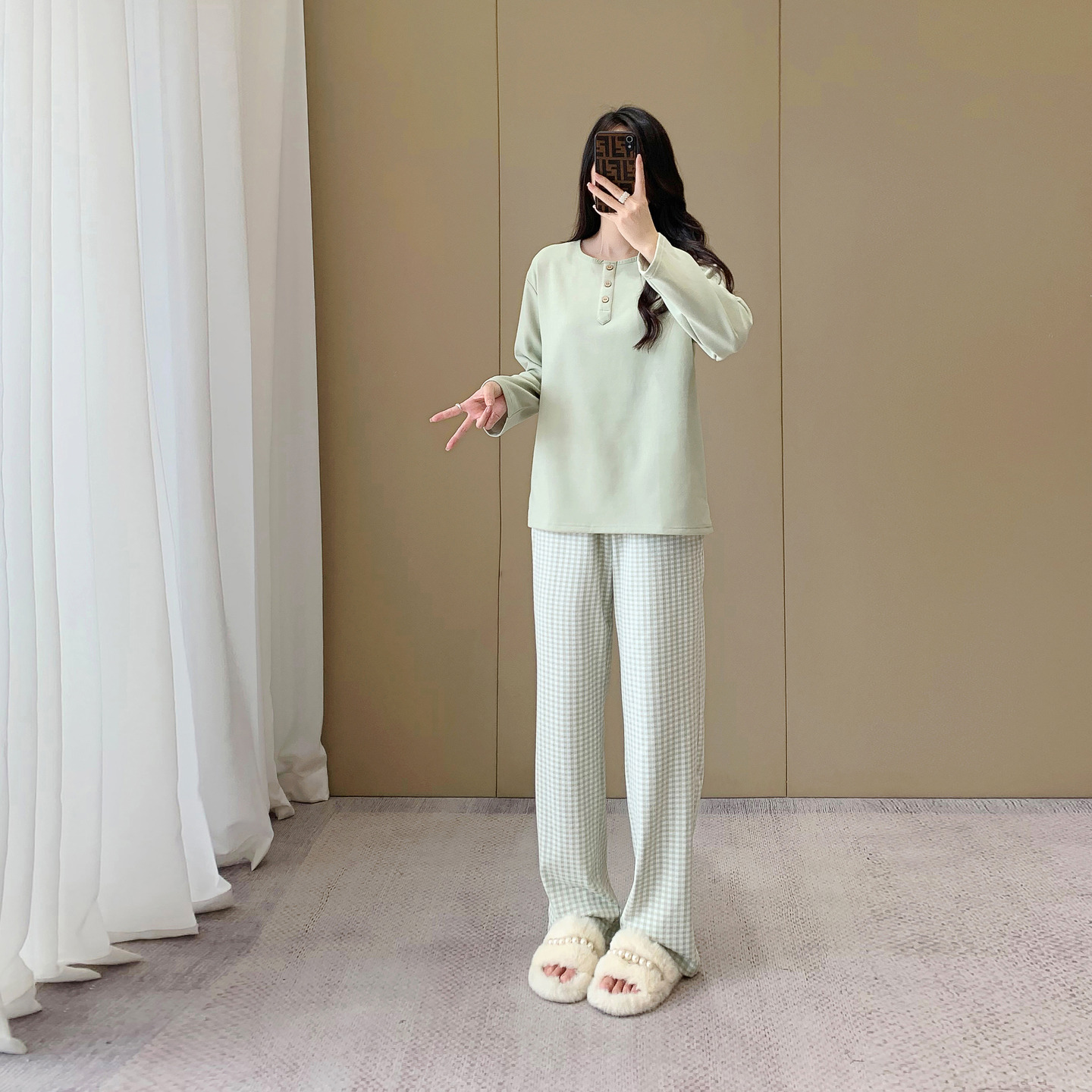 加长版女生睡衣睡裤175瘦高个子