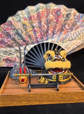 悟空醒狮文创摆件套装送礼