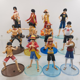 日版万代眼镜厂海贼王路飞手办景品,二次元航海王路飞中古无盒