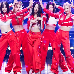 秋季女团嘻哈爵士舞运动会开幕式拉拉操演出服装毕业班服街舞套装