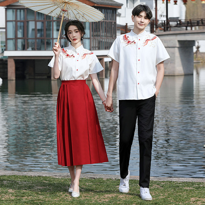 毕业班服学院风套装小学初中朗诵演出服装高中学生合唱运动会校服