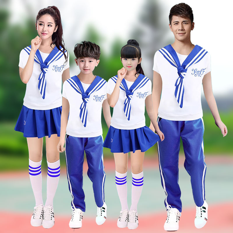 儿童啦啦操服装拉拉队服男女团体健美操比赛演出服成人学生运动会