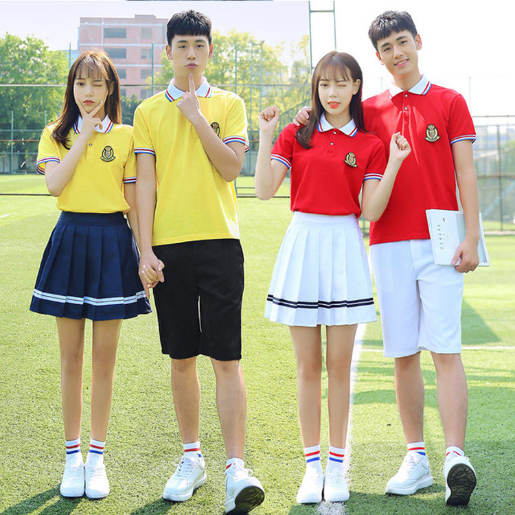 初中高中夏季校服学生运动会学院风班服毕业拍照服合唱表演服套装