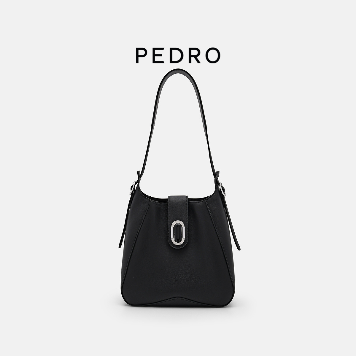 PEDRO牛皮托特包Studio系列Rift女hobo包PW2-35210020