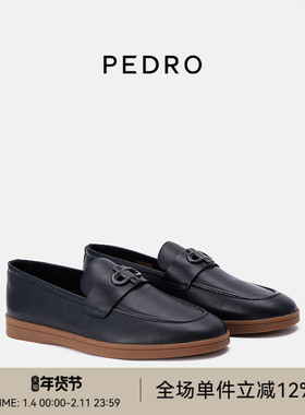 PEDRO牛皮乐福鞋ICON系列男士舒适休闲鞋单鞋PM1-66210003