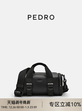 PEDRO保龄球包秋季男圆筒包波士顿包斜挎包PM2-26320237