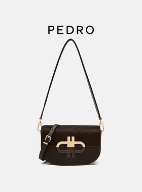 PEDRO马年限定马鞍包26春季腋下包拼接材质斜挎包PW2-75210151-10