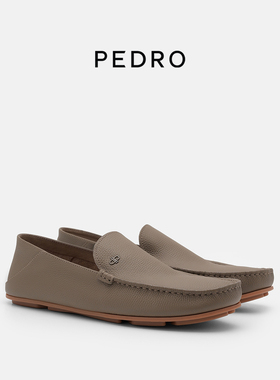 PEDRO牛皮莫卡辛鞋男士舒适透气乐福鞋PM1-65110319