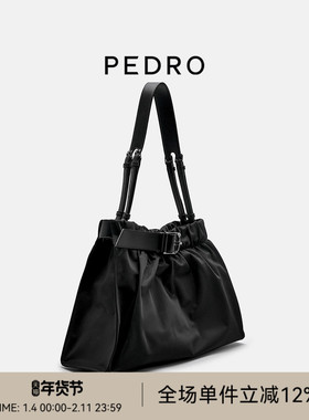 PEDRO大容量褶皱托特包25秋Unisex尼刻轻量感旅行包PW2-75060132