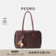 PEDRO牛皮拉链吐司包冬季 女简约通勤旅行保龄球包PW2 66390008