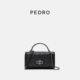 PEDRO菱格纹链条手机包ICON牛皮翻盖小方包斜挎包PW4 36500014