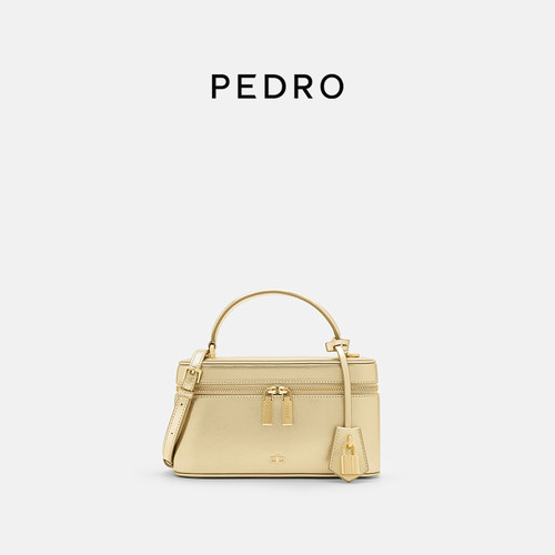 七夕礼物PEDRO盒子包26秋季女包拉链小方包斜挎包PW2-75940008-11