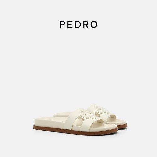 PEDRO牛皮凉拖ICON女鞋舒适勃肯鞋一字拖鞋PW1-65110090
