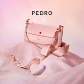 PEDRO三合一斜挎包女包可拆卸宽肩带链条包单肩包PW2 75210093