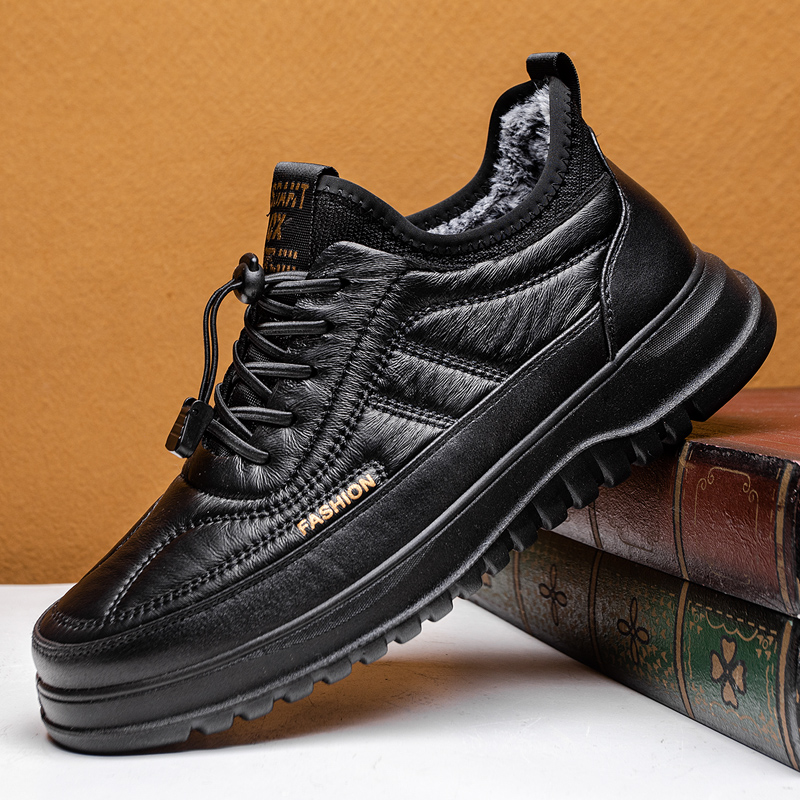 冬季棉鞋男保暖加厚防滑防水