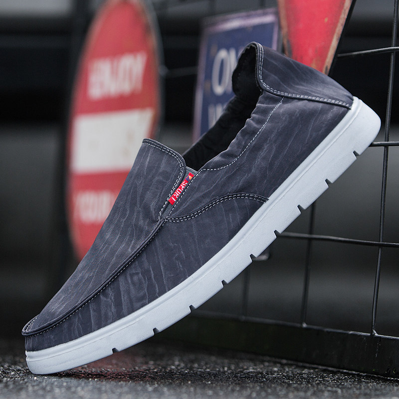 canvas shoe man Casual shoes Umbrella Cloth shoes Soft soled shoes motion Versatile Trend Lazy man A pedal shoesin the Men's Shoes, Low shoes  category - from Buy2taobao.com to provide professional Taobao agent buy service