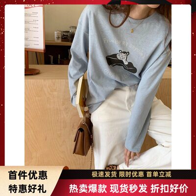 thMorning早春新款韩系童趣感T恤