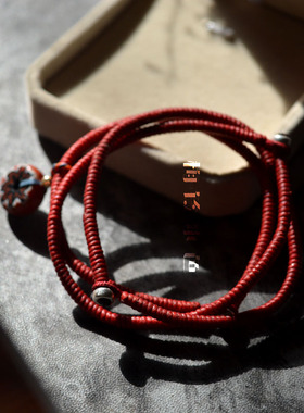 红绳手镯本命年民族风编织手绳