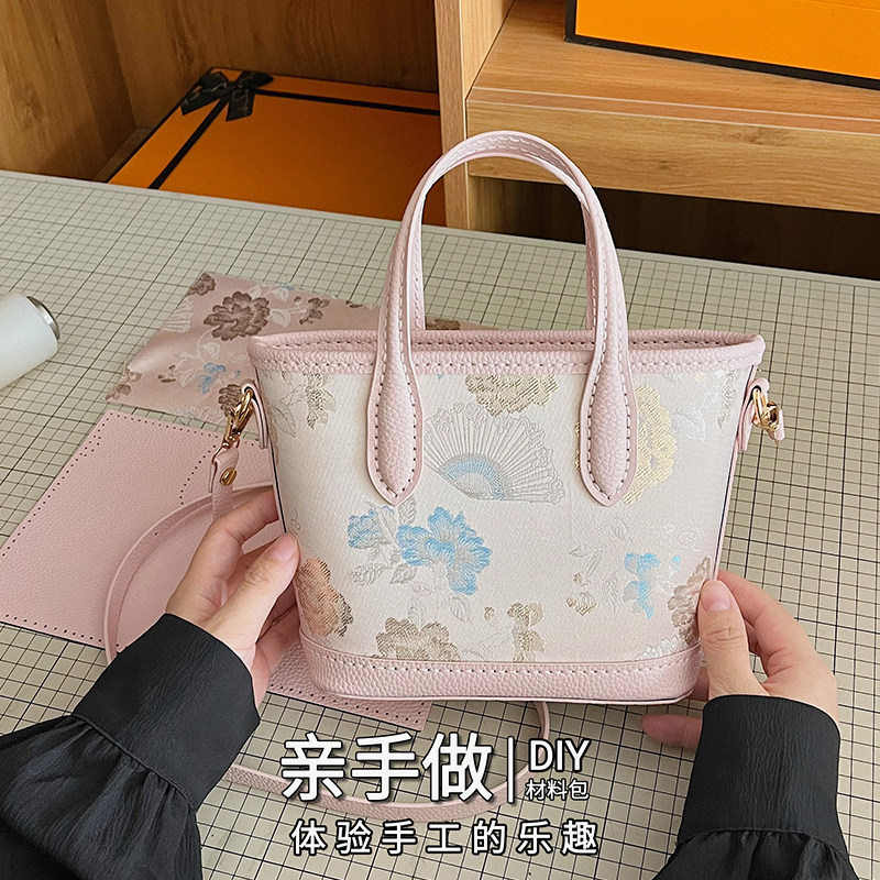 非遗宋锦托特包diy手工编织包包材料自制礼物轻奢手提包百搭国风