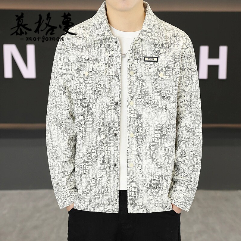男士翻领高级感百搭夹克