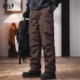 新款 羽绒裤 男外穿加厚保暖可拆卸内胆中老年户外休闲工装 冬季 裤 男