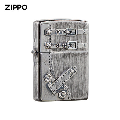 zippo旗舰店原装金属徽章