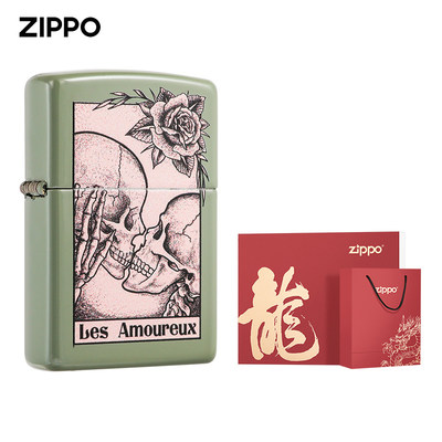 ZIPPO打火机灵魂相拥美版送礼