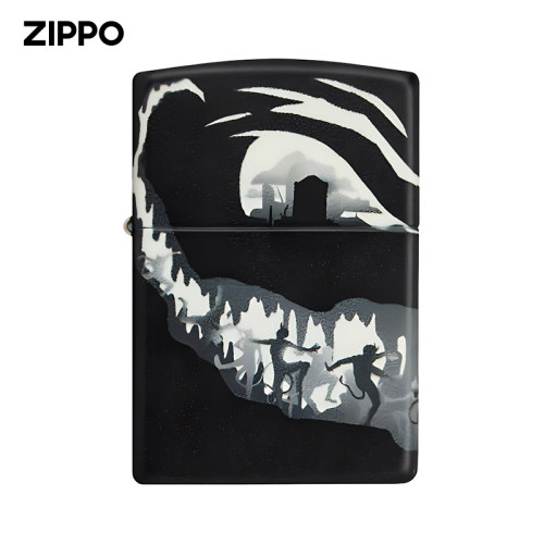 美版新品ZIPPO夜光夜魔打火机