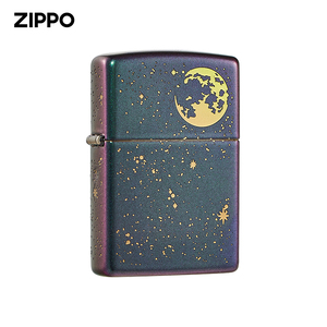 ZIPPO官方旗舰店防风煤油打火机原装美版在册星空49448芝宝纯铜