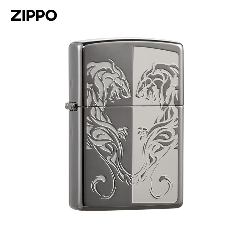 ZIPPO官方旗舰店黑豹夜行防风煤油打火机ZBT-1-58B韩版原版在册
