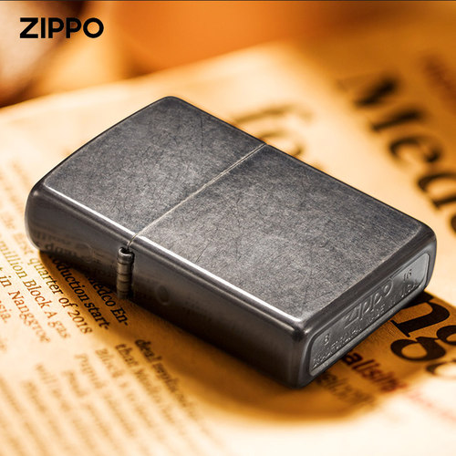 ZIPPO打火机美版极地冰灰送礼