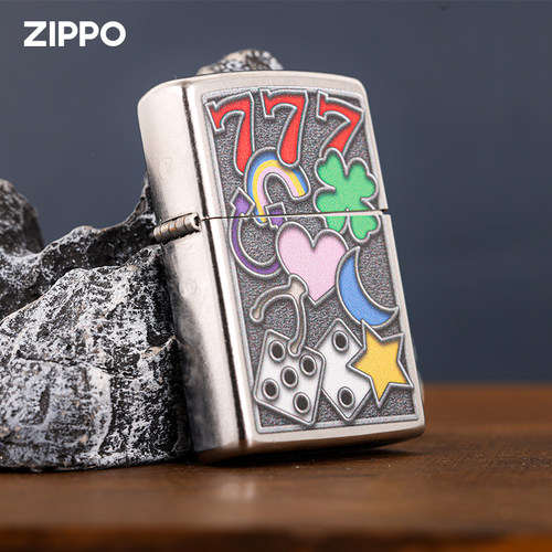 ZIPPO幸运777美版打火机送礼