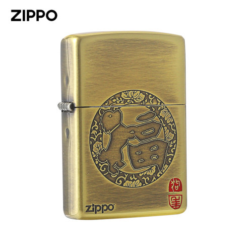 zippo打火机正品金福银福旗舰店