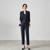 西装 公务员正装 气质酒店专柜三件套工作服 女职业装 高端西服套装